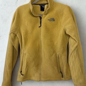 The North Face Yellow Women's Fleece Layer Jacket size small